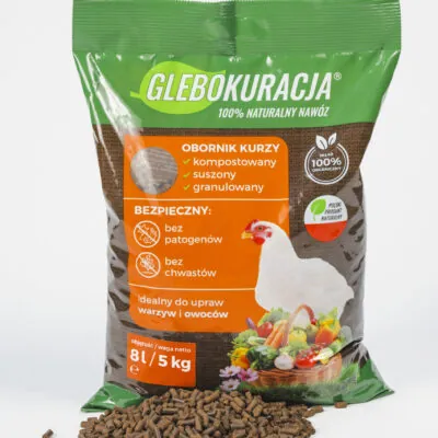 Organic Granulated Chicken Manure 8L (5kg) Glebokuracja Fertilizer