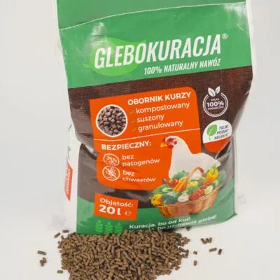Organic Granulated Chicken Manure 20L (14kg) Glebokuracja Fertilizer