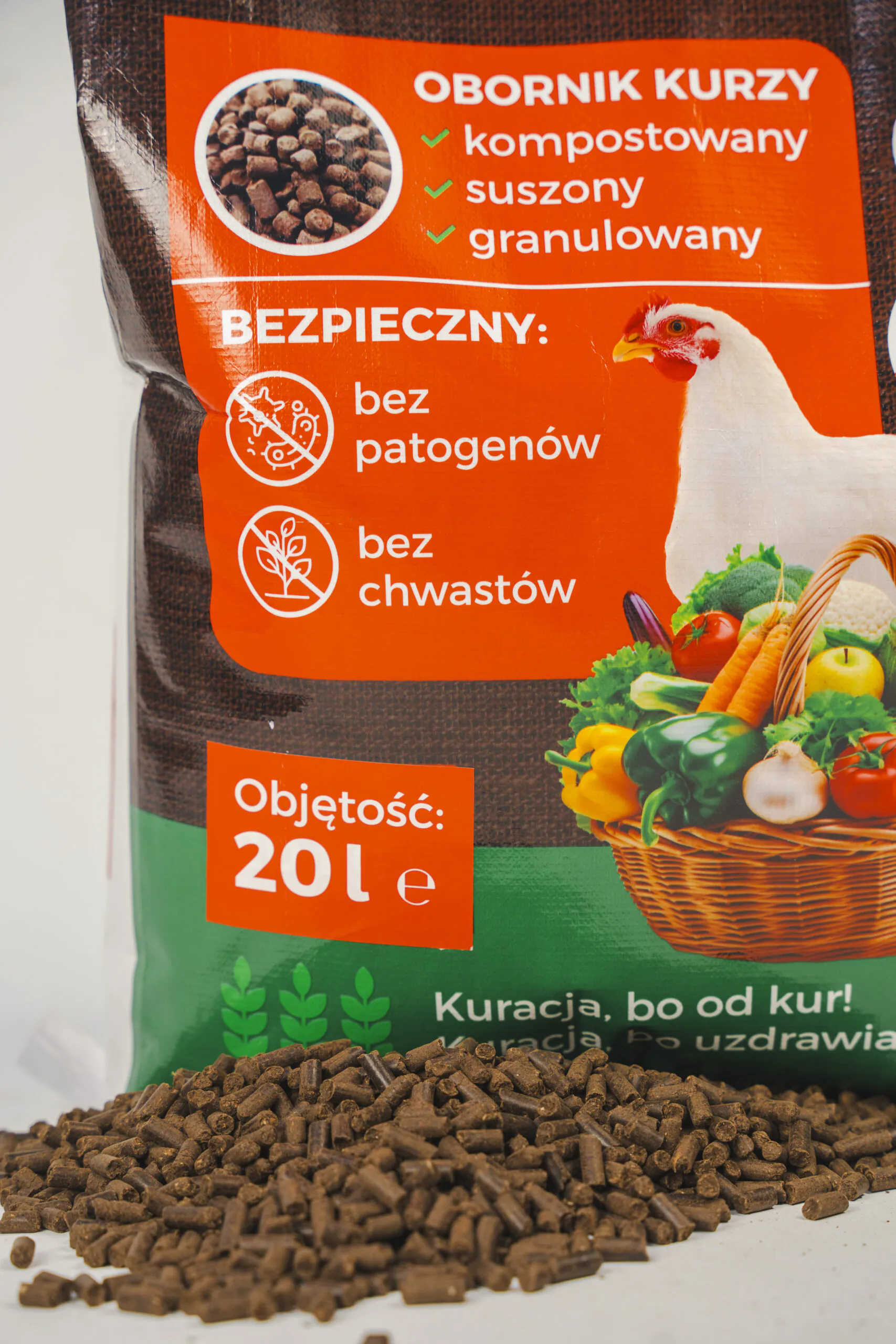 Organic Granulated Chicken Manure 20L (14kg) Glebokuracja Fertilizer