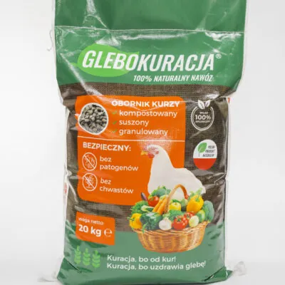 Glebokuracja Organic Granulated Chicken Manure Fertilizer 28L (20kg)
