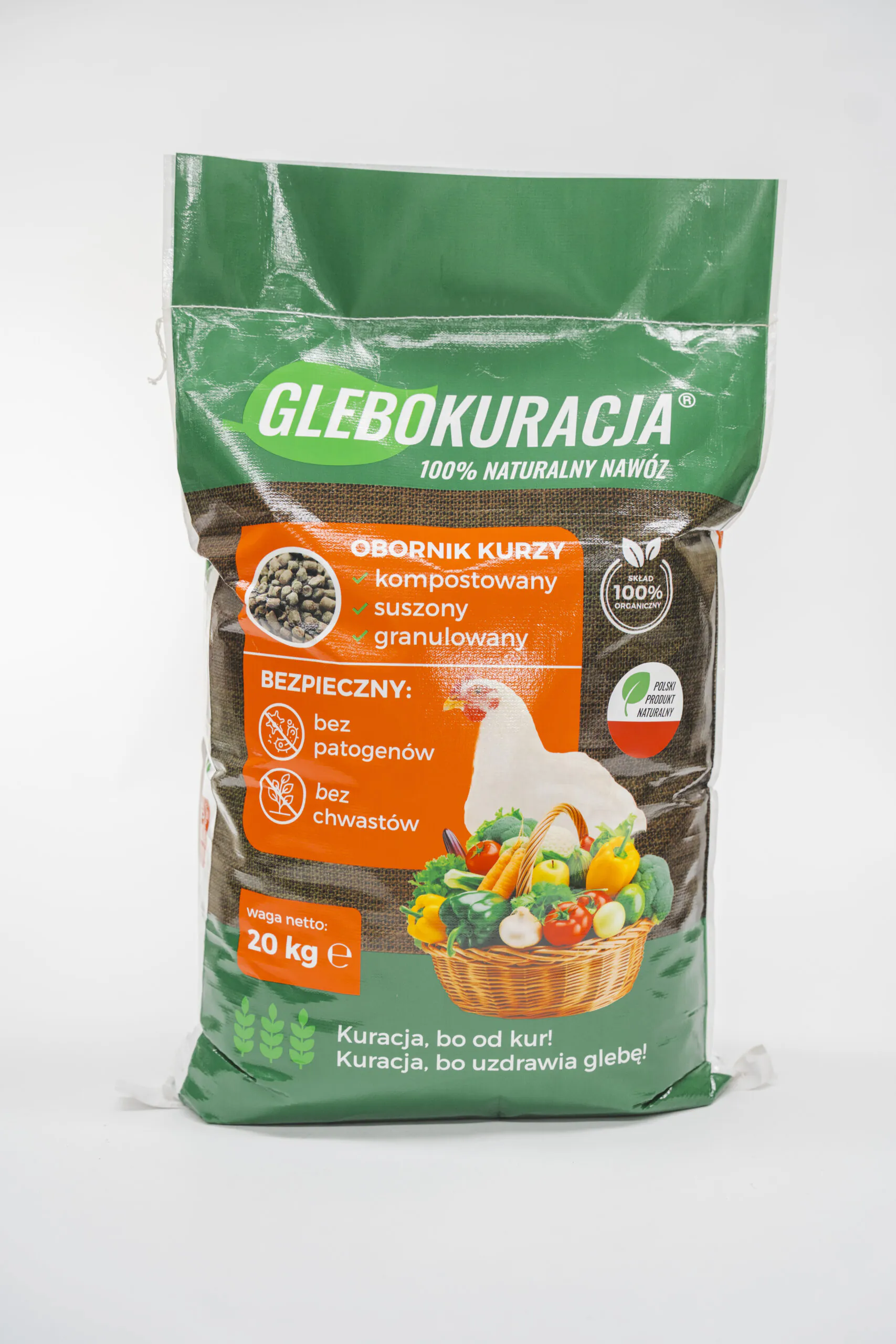 Organic Granulated Chicken Manure 20L (14kg) Glebokuracja Fertilizer